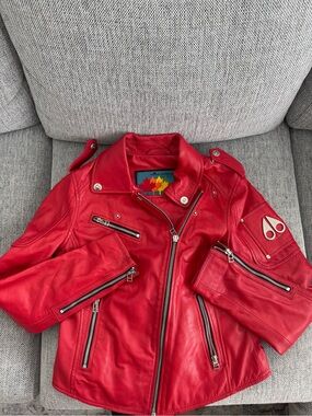 Moose Knuckles Leather Jacket
